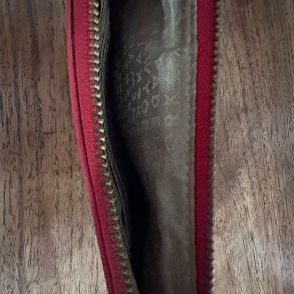 Kate Spade Red and White Chevron Clutch - Picture 4 of 4